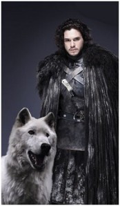 Jon Snow et Fantôme