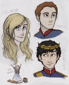 Keleana, Chaol et Dorian
